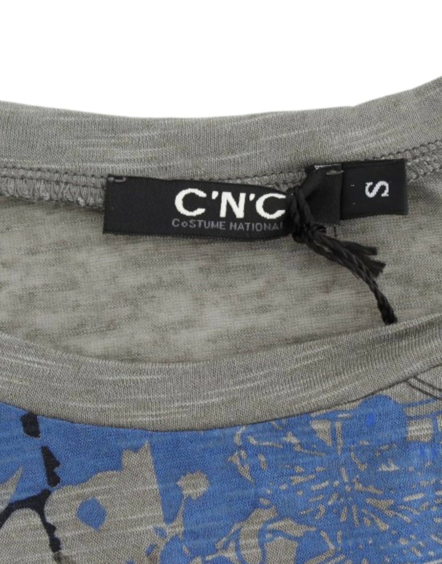 Costume National Gray print sleeveless t-shirt $255.00 Costume National Luzworld
