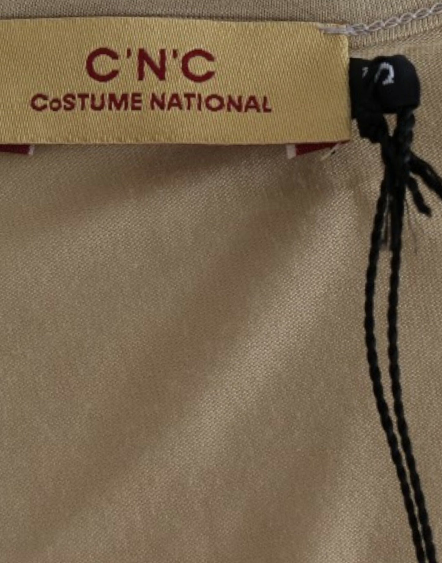 Costume National Beige motive print t-shirt $526.00 Costume National Luzworld