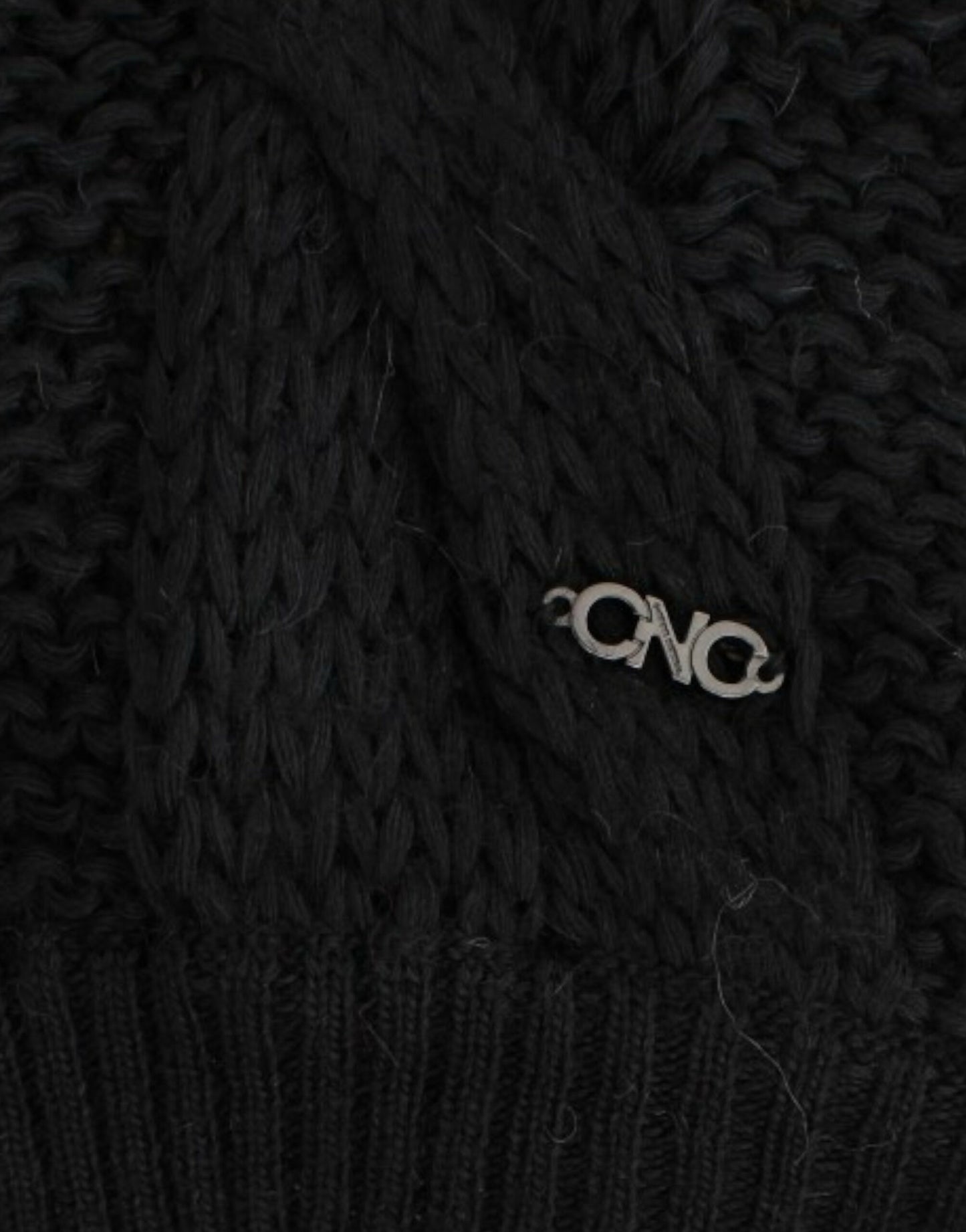 Costume National Black sleeveless knitted cardigan $853.00 Costume National Luzworld