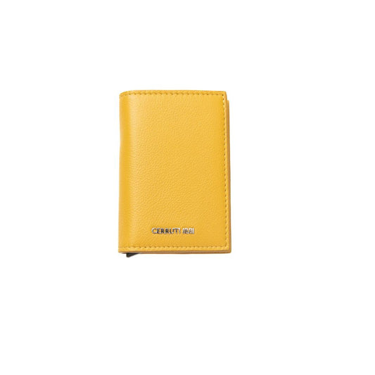 Cerruti 1881 Yellow Calfskin Men Wallet $181.00 Cerruti 1881 Luzworld