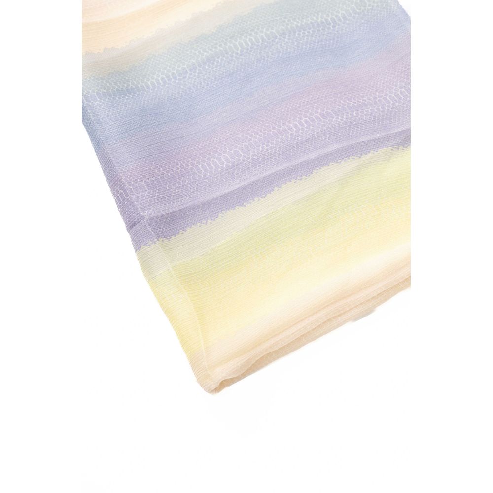 Trussardi Multicolor Silk Women Scarf $237.00 Trussardi Luzworld