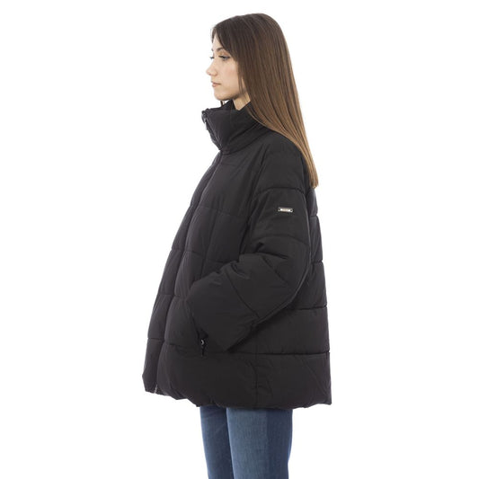 Baldinini Trend Black Polyamide Women Jacket $749.00 Baldinini Trend Luzworld