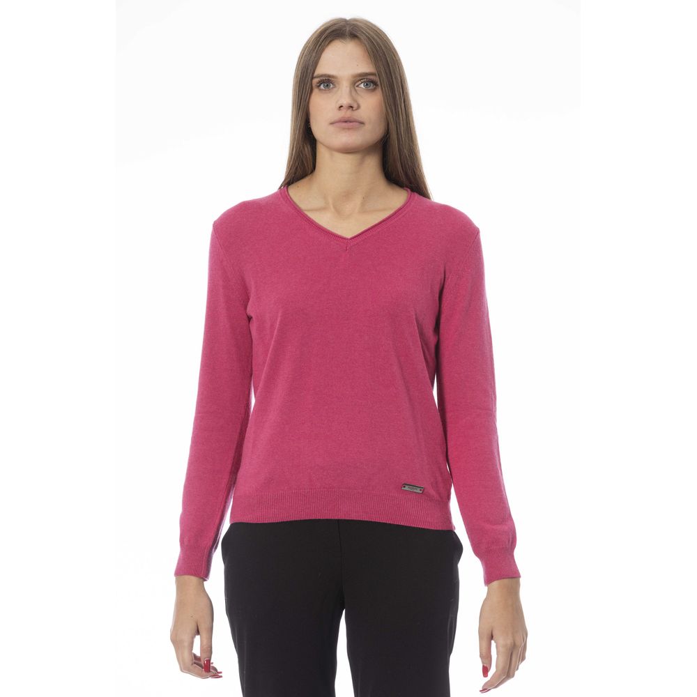Baldinini Trend Fuchsia Cashmere Women Sweater $457.00 Baldinini Trend Luzworld