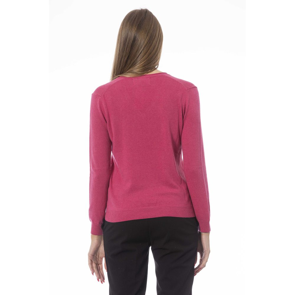 Baldinini Trend Fuchsia Cashmere Women Sweater $457.00 Baldinini Trend Luzworld