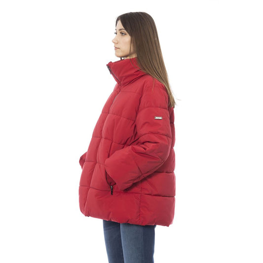 Baldinini Trend Red Polyamide Women Jacket $749.00 Baldinini Trend Luzworld