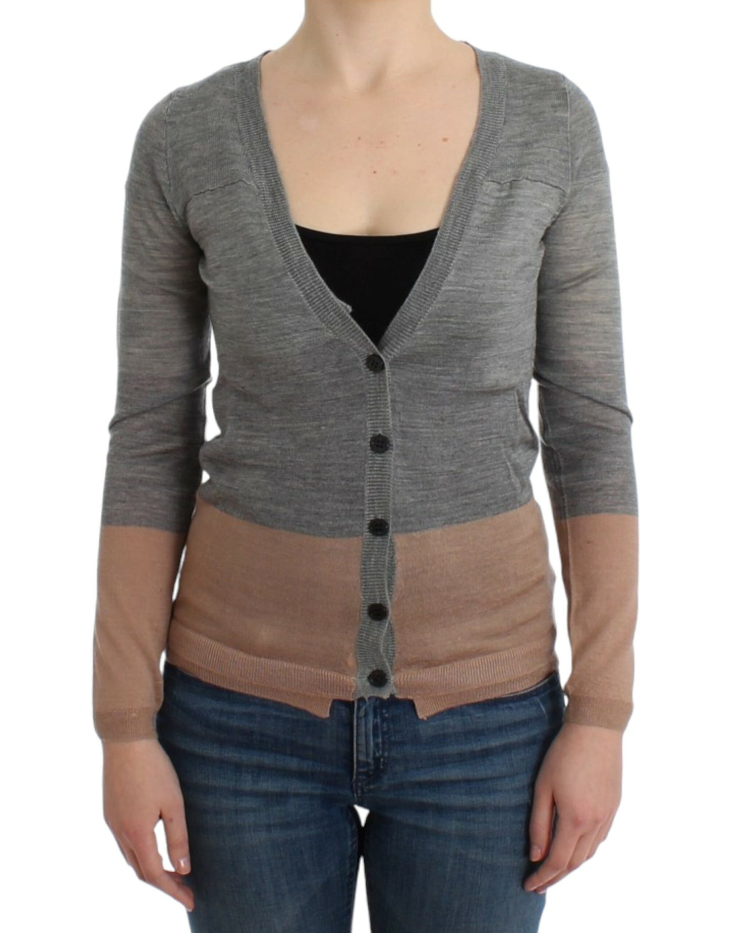 Costume National Gray lightweight cardigan $552.00 Costume National Luzworld