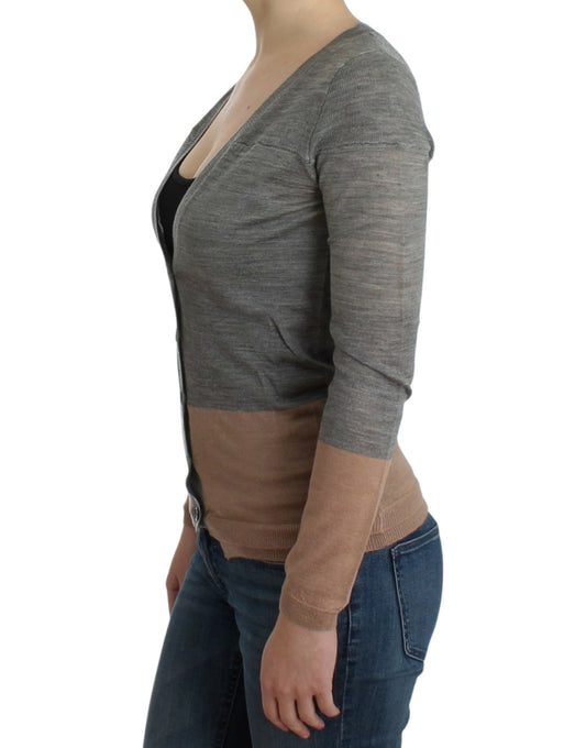 Costume National Gray lightweight cardigan $552.00 Costume National Luzworld