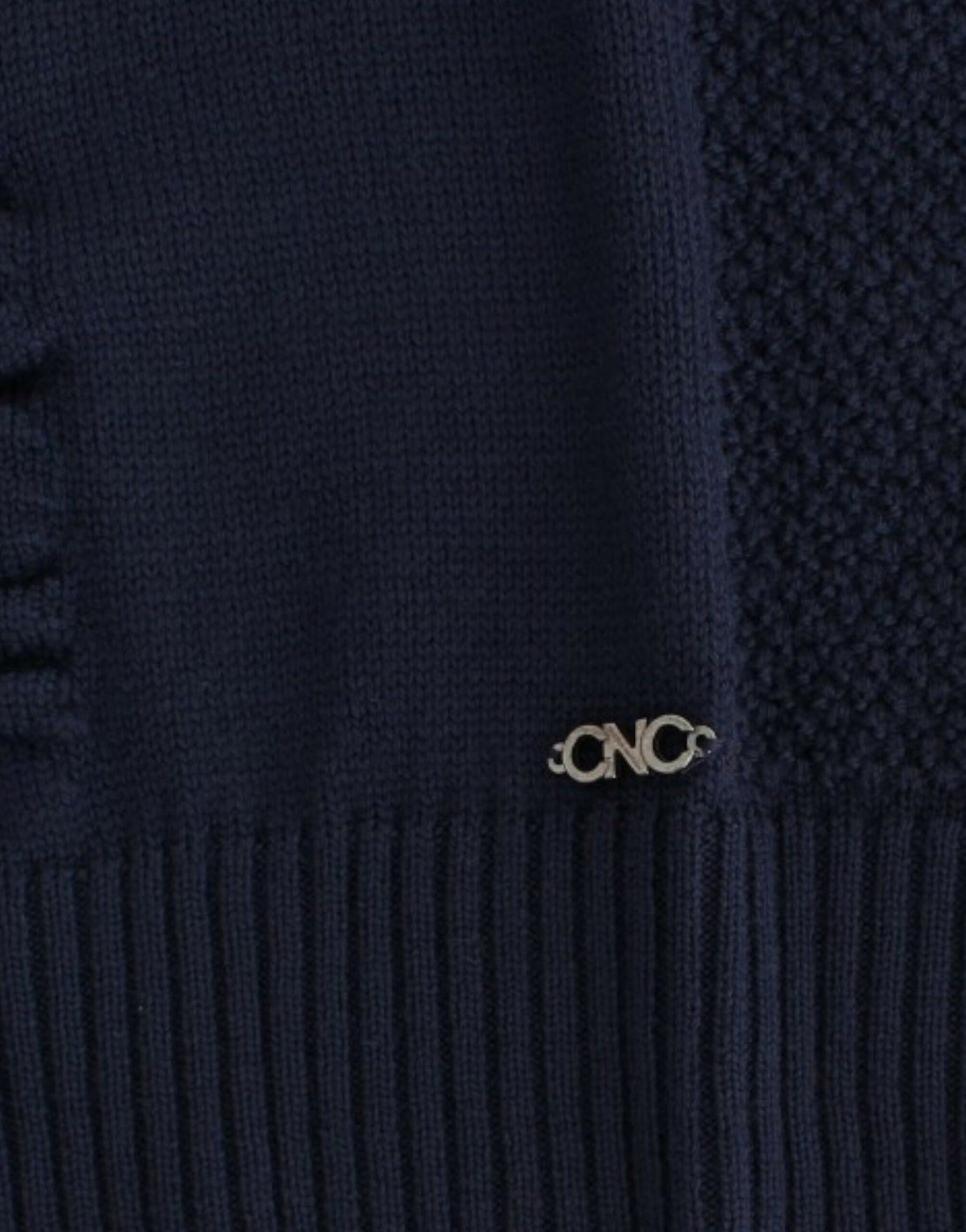 Costume National Dark blue V-neck wool sweater $552.00 Costume National Luzworld