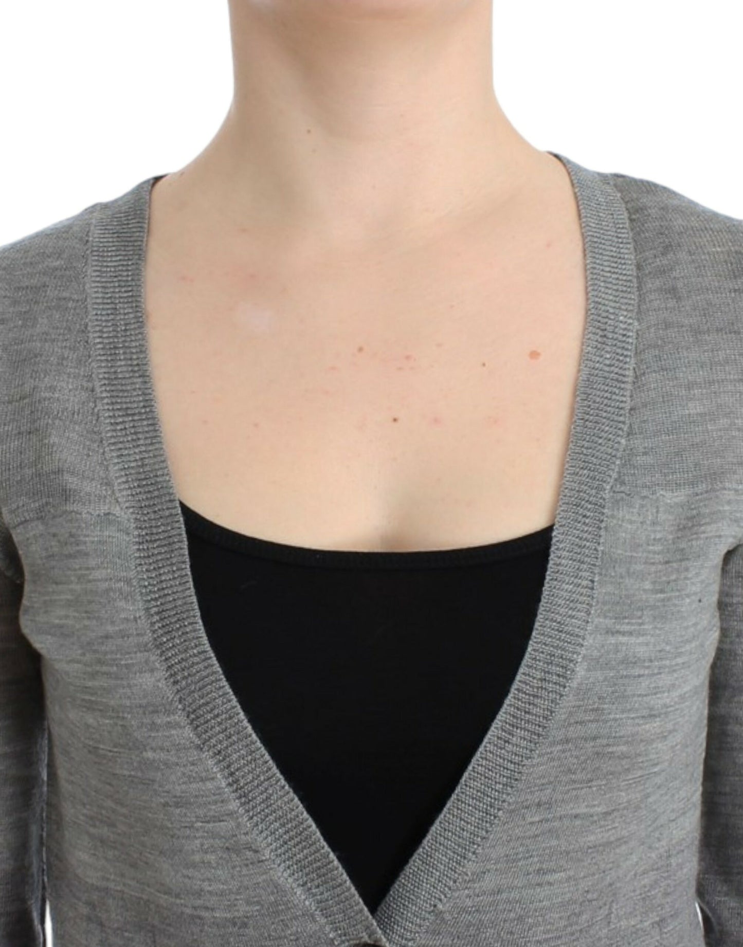 Costume National Gray lightweight cardigan $552.00 Costume National Luzworld