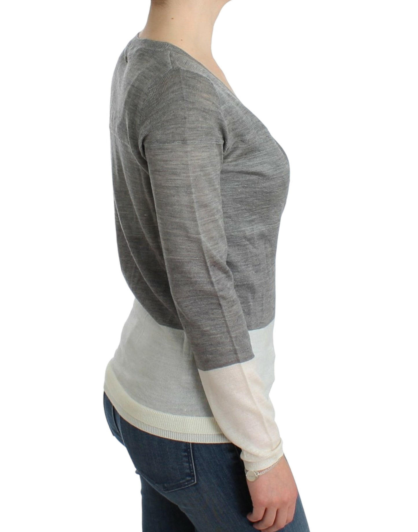 Costume National Gray lightweight cardigan $552.00 Costume National Luzworld