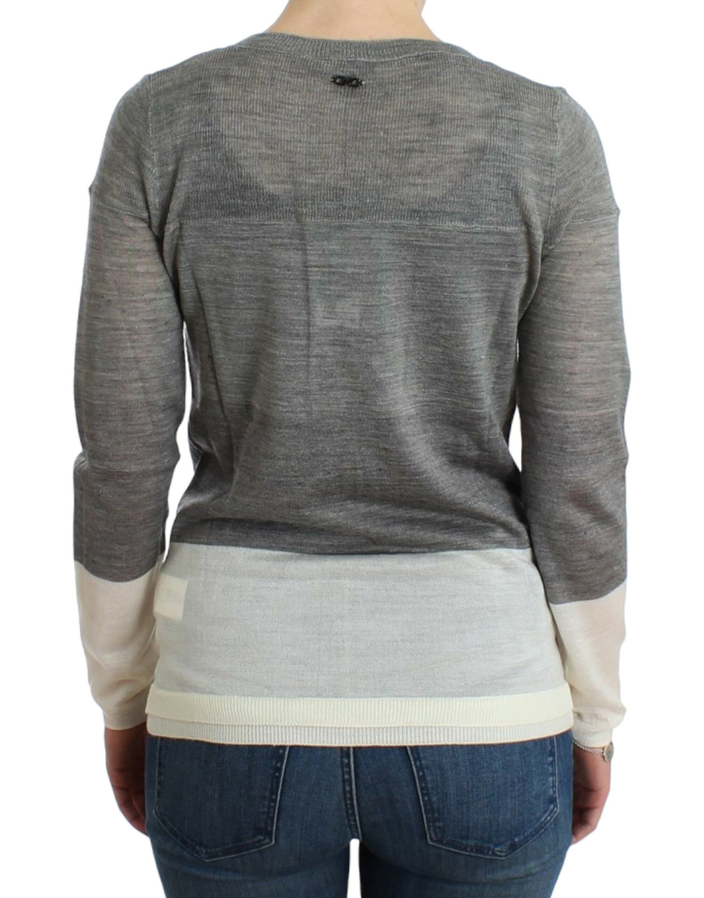 Costume National Gray lightweight cardigan $552.00 Costume National Luzworld