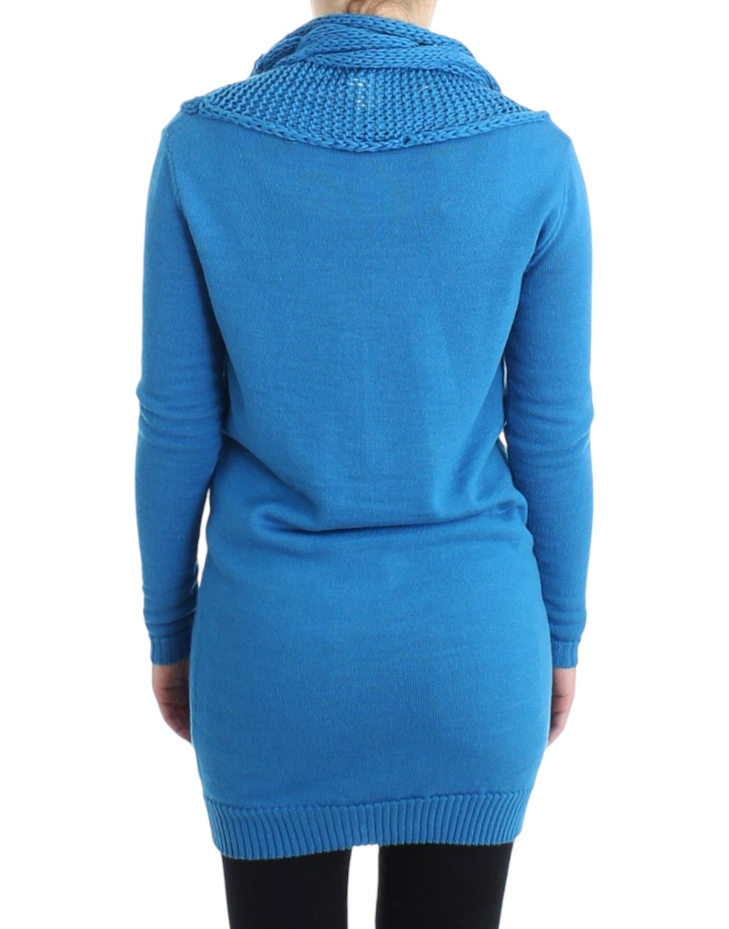 Costume National Blue scoopneck sweater $624.00 Costume National Luzworld
