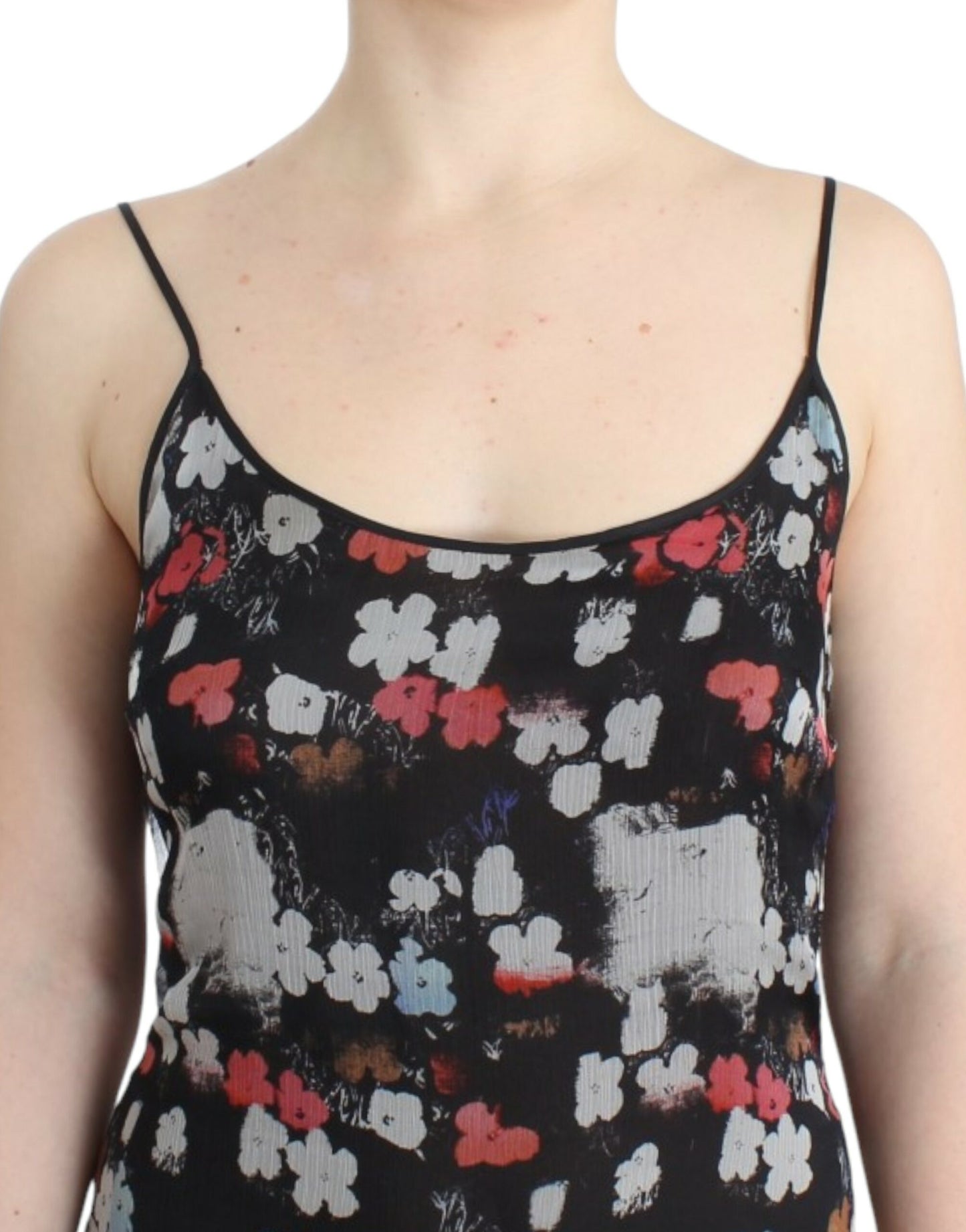 Costume National Floral silk mini dress $789.00 Costume National Luzworld