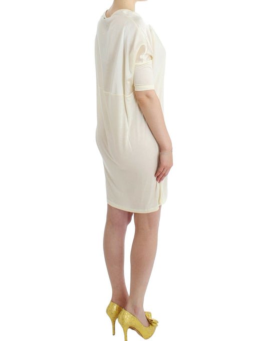 Costume National White modal tube dress $526.00 Costume National Luzworld
