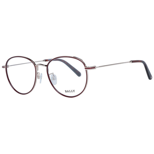 Bally Burgundy Unisex Glasses Frame $530.00 Bally Luzworld