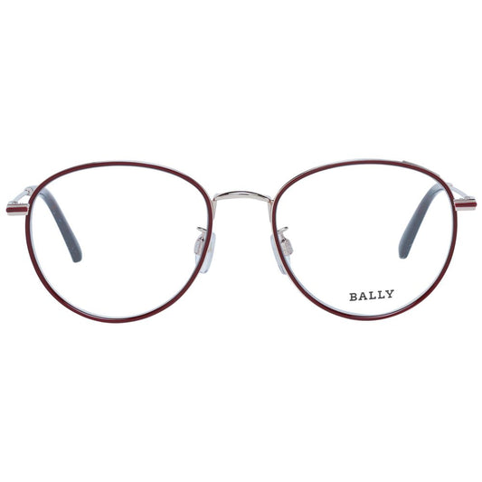 Bally Burgundy Unisex Glasses Frame $530.00 Bally Luzworld