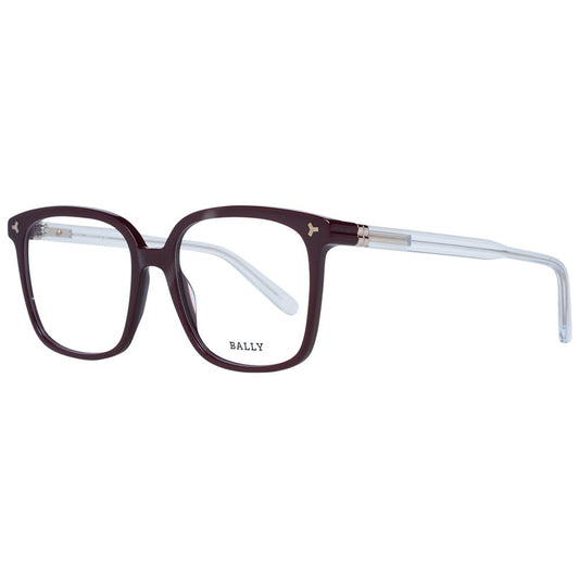 Bally Burgundy Women Glasses Frame $516.00 Bally Luzworld