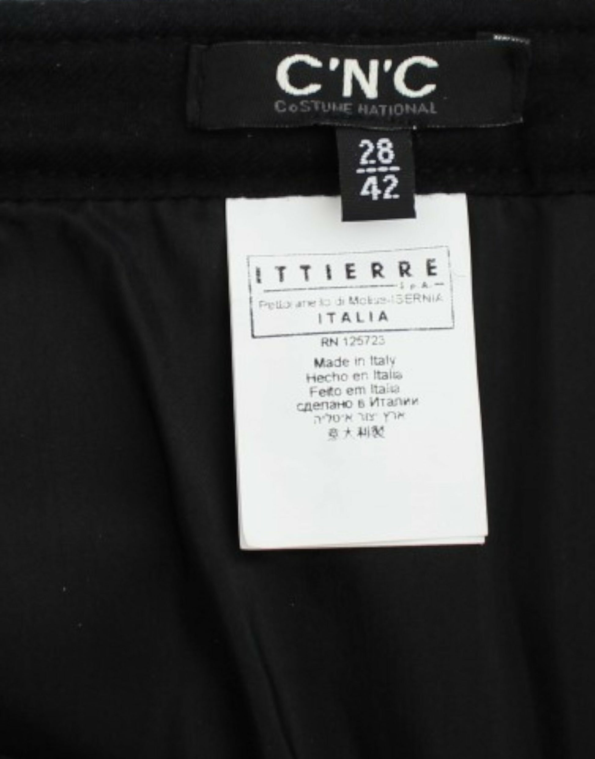 Costume National Gray checkered mini skirt $552.00 Costume National Luzworld