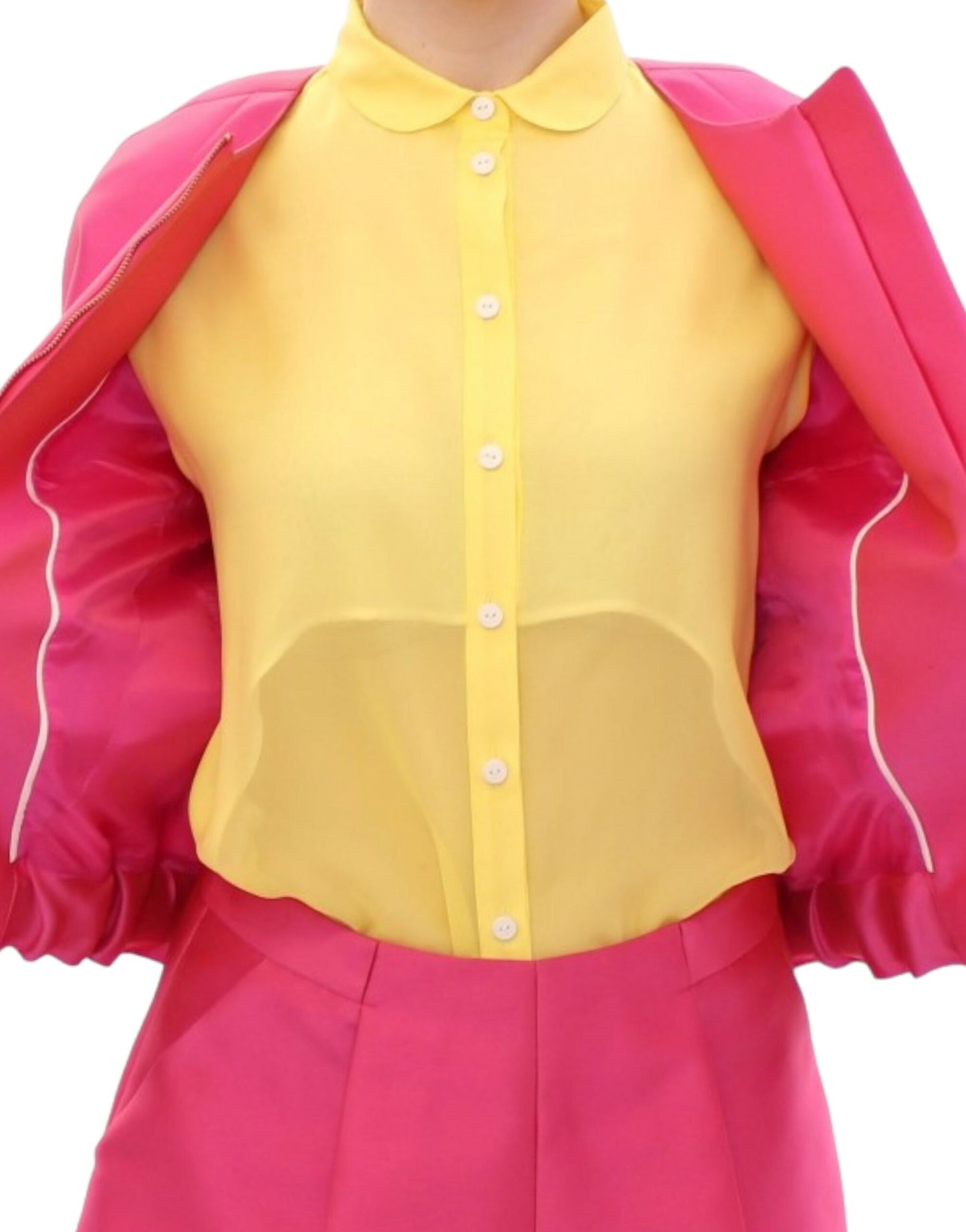 CO|TE Pink silk blend jacket $1564.00 CO|TE Luzworld