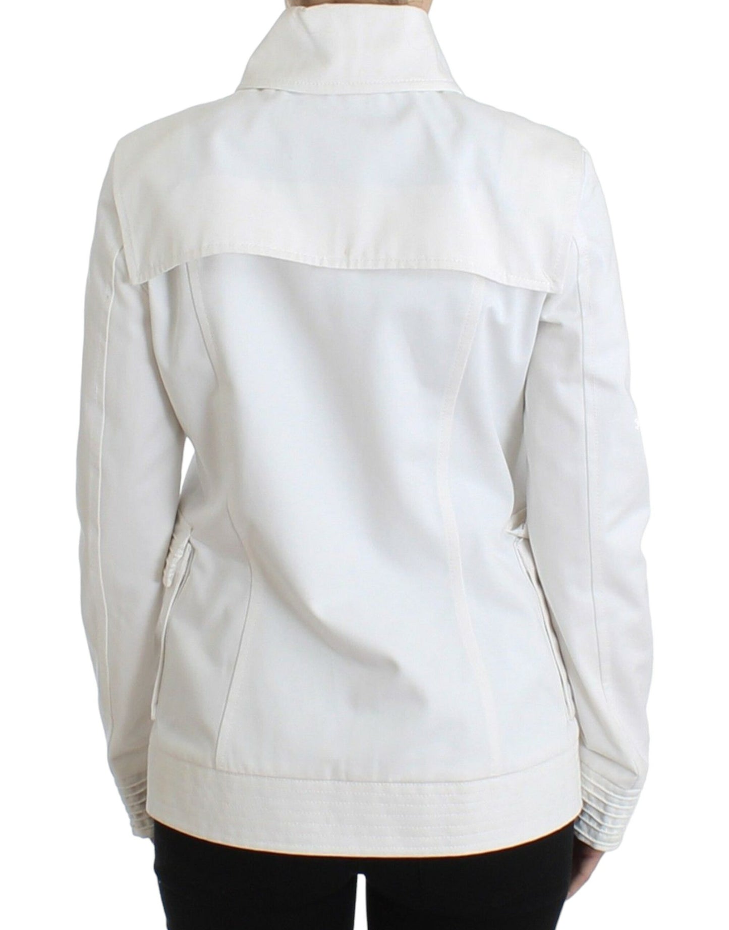 GF Ferre White Double Breasted Jacket Coat Blazer $791.00 GF Ferre Luzworld