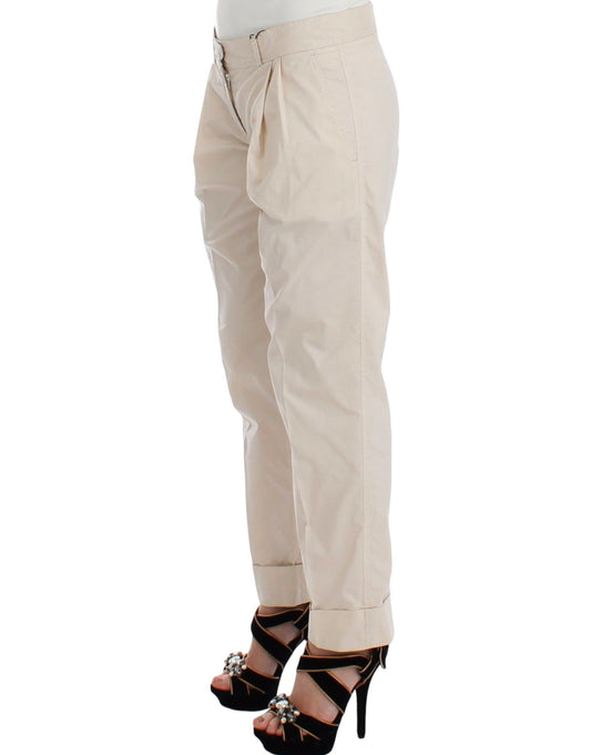Ermanno Scervino Beige Chinos Casual Dress Pants Khakis $250.00 Ermanno Scervino Luzworld