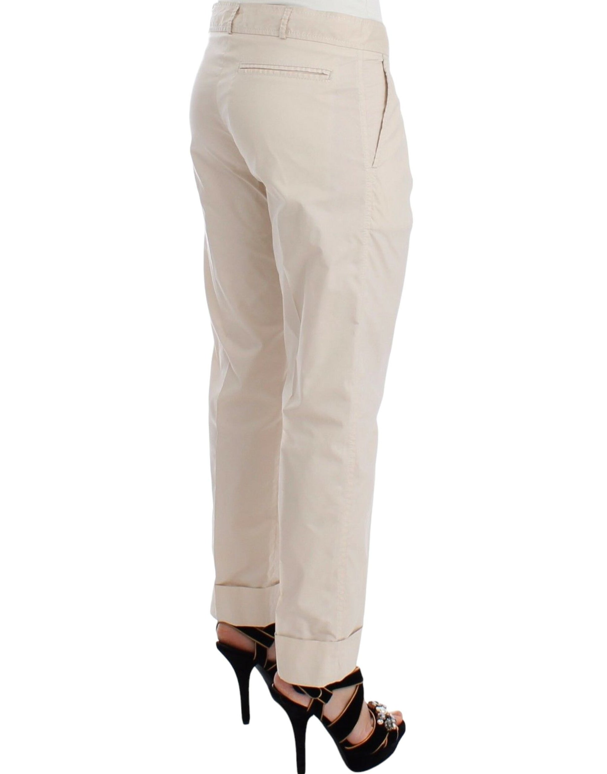 Ermanno Scervino Beige Chinos Casual Dress Pants Khakis $250.00 Ermanno Scervino Luzworld