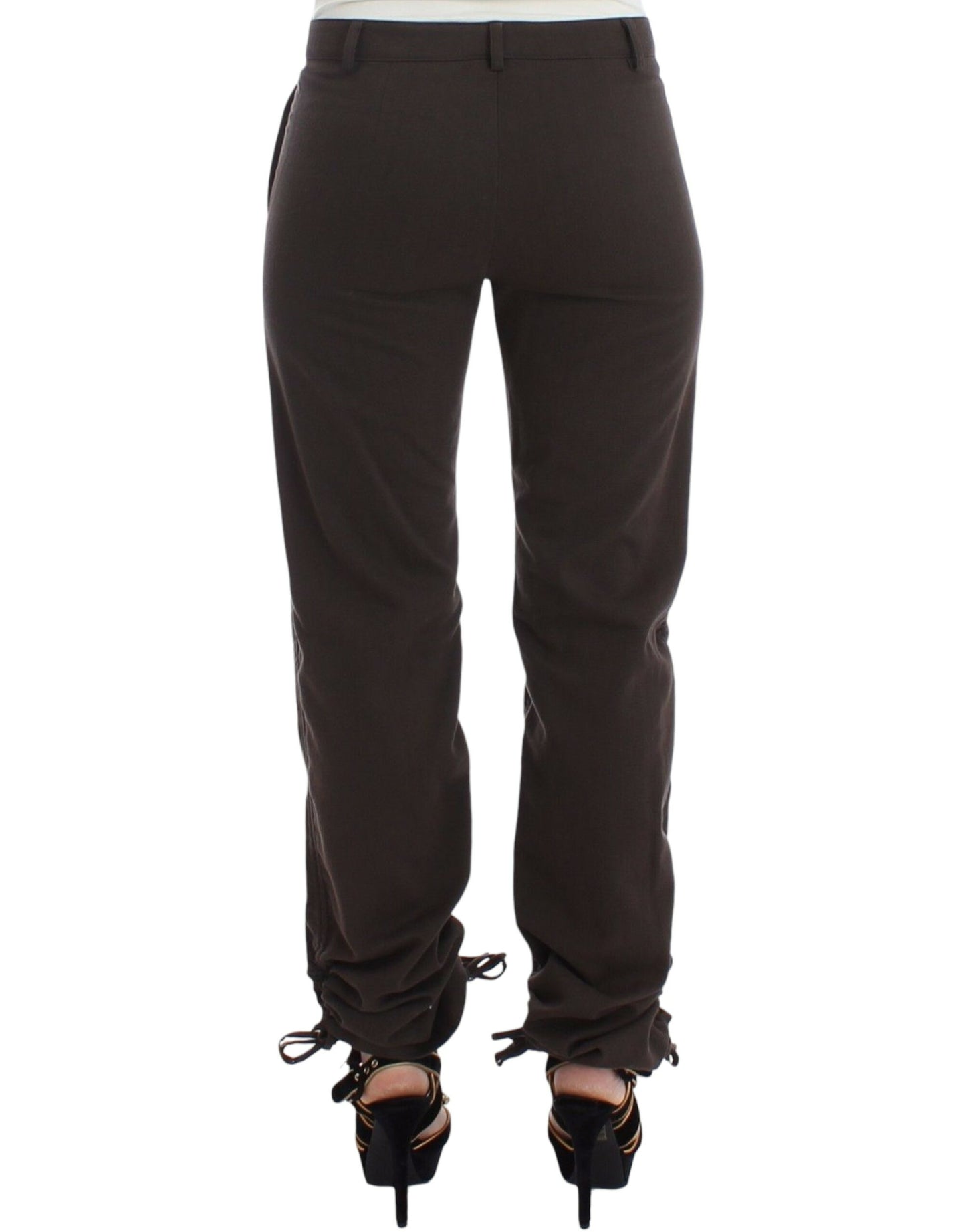 Ermanno Scervino Brown Chinos Casual Dress Pants Khakis $561.00 Ermanno Scervino Luzworld