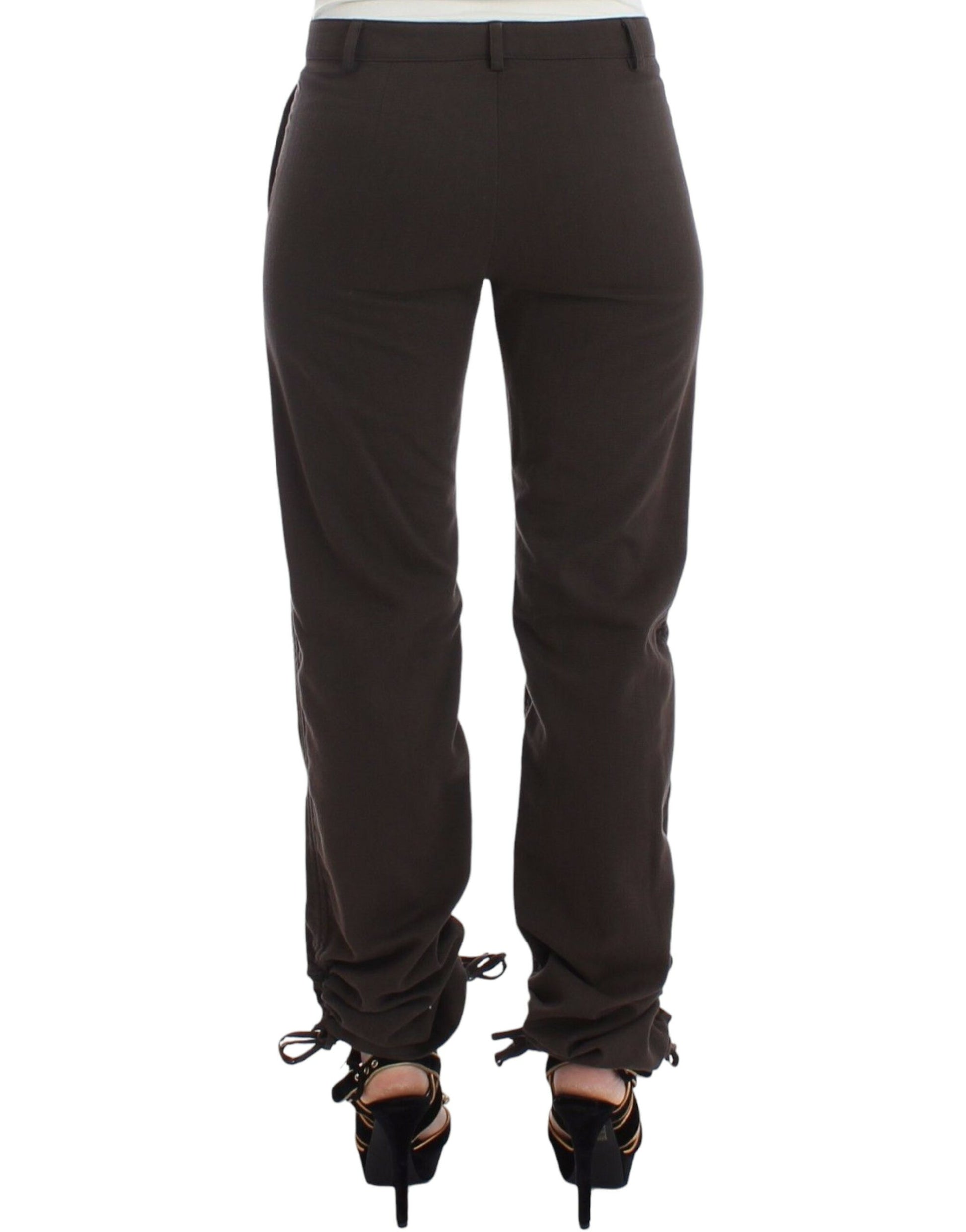 Ermanno Scervino Brown Chinos Casual Dress Pants Khakis $561.00 Ermanno Scervino Luzworld