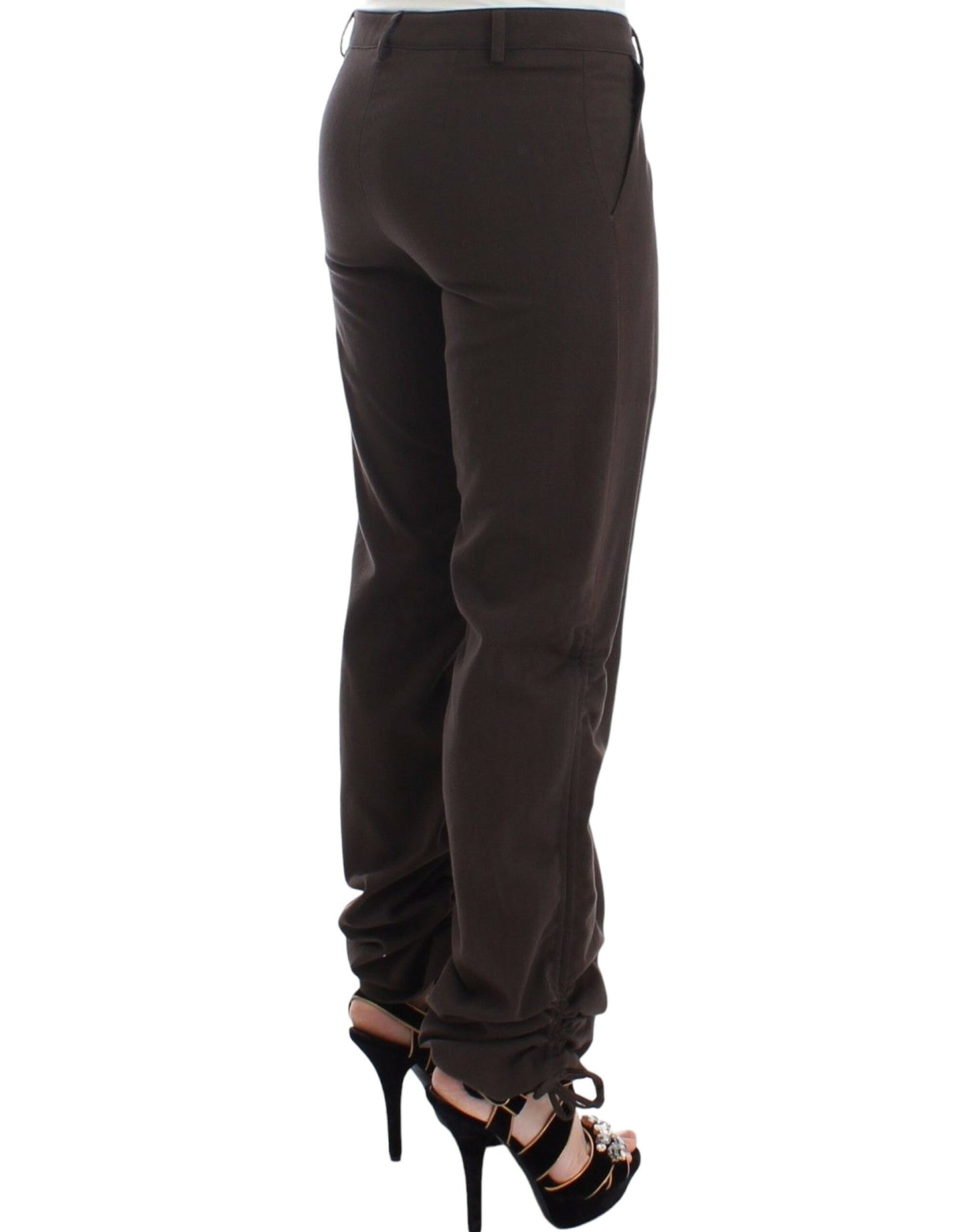 Ermanno Scervino Brown Chinos Casual Dress Pants Khakis $561.00 Ermanno Scervino Luzworld