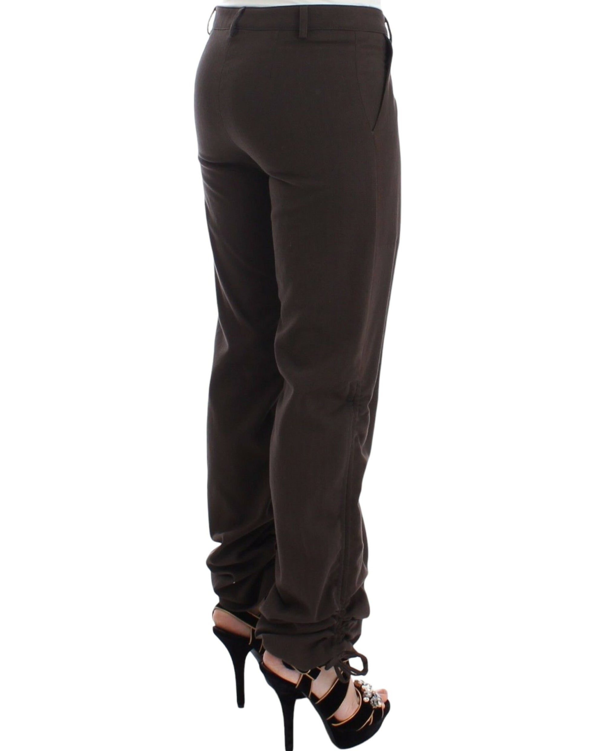 Ermanno Scervino Brown Chinos Casual Dress Pants Khakis $561.00 Ermanno Scervino Luzworld