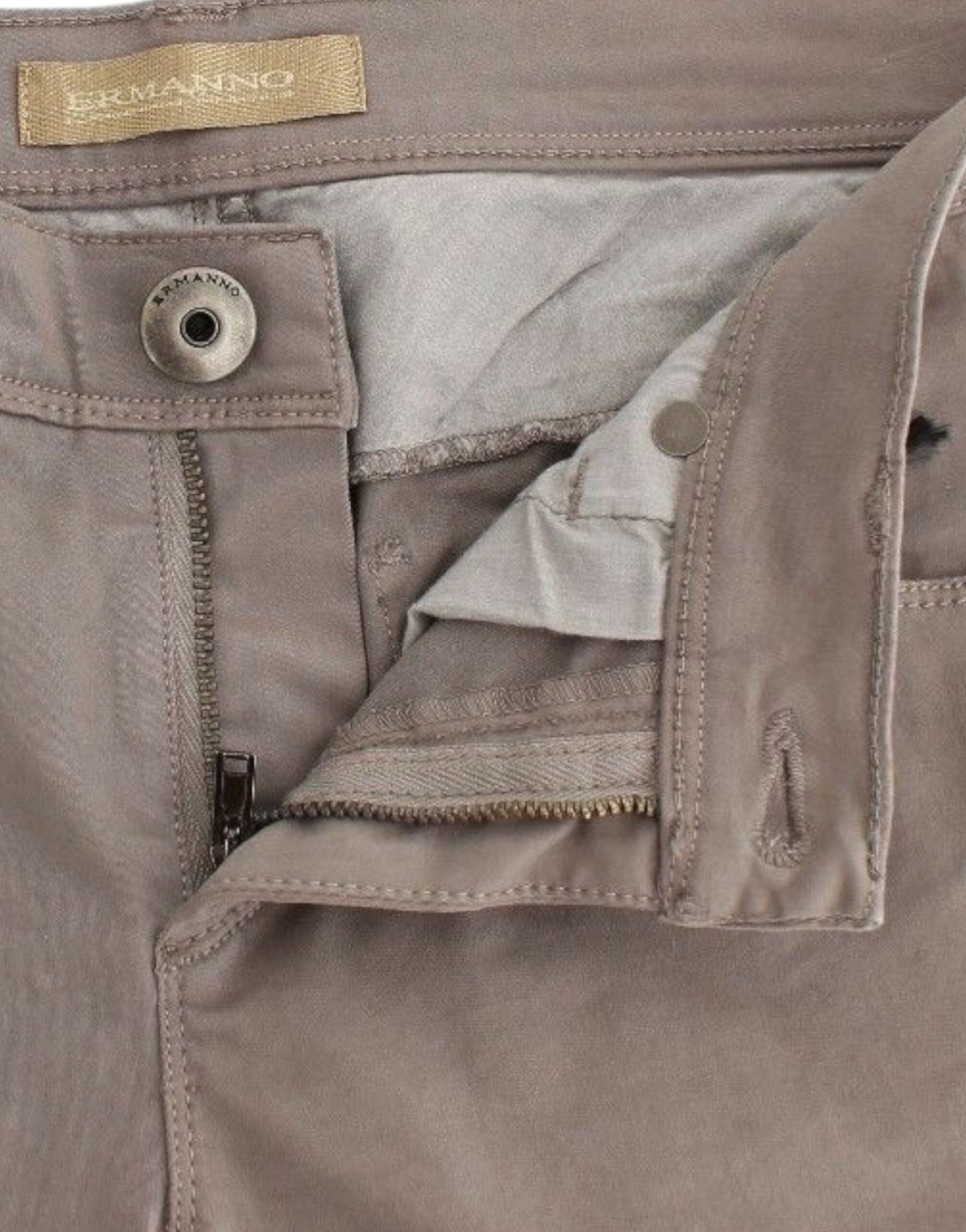 Ermanno Scervino Taupe Beige Slim Jeans Denim Pants Skinny $504.00 Ermanno Scervino Luzworld