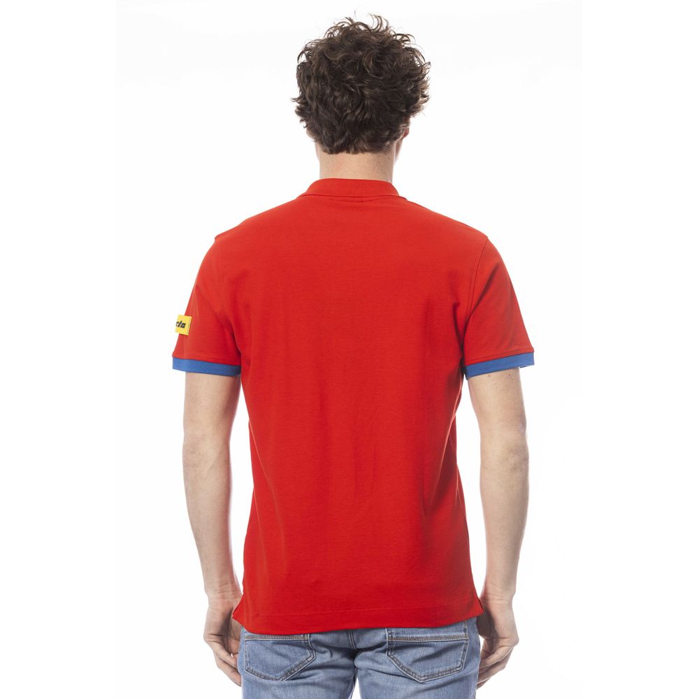 Invicta Red Cotton Men Polo Shirt $153.00 Invicta Luzworld