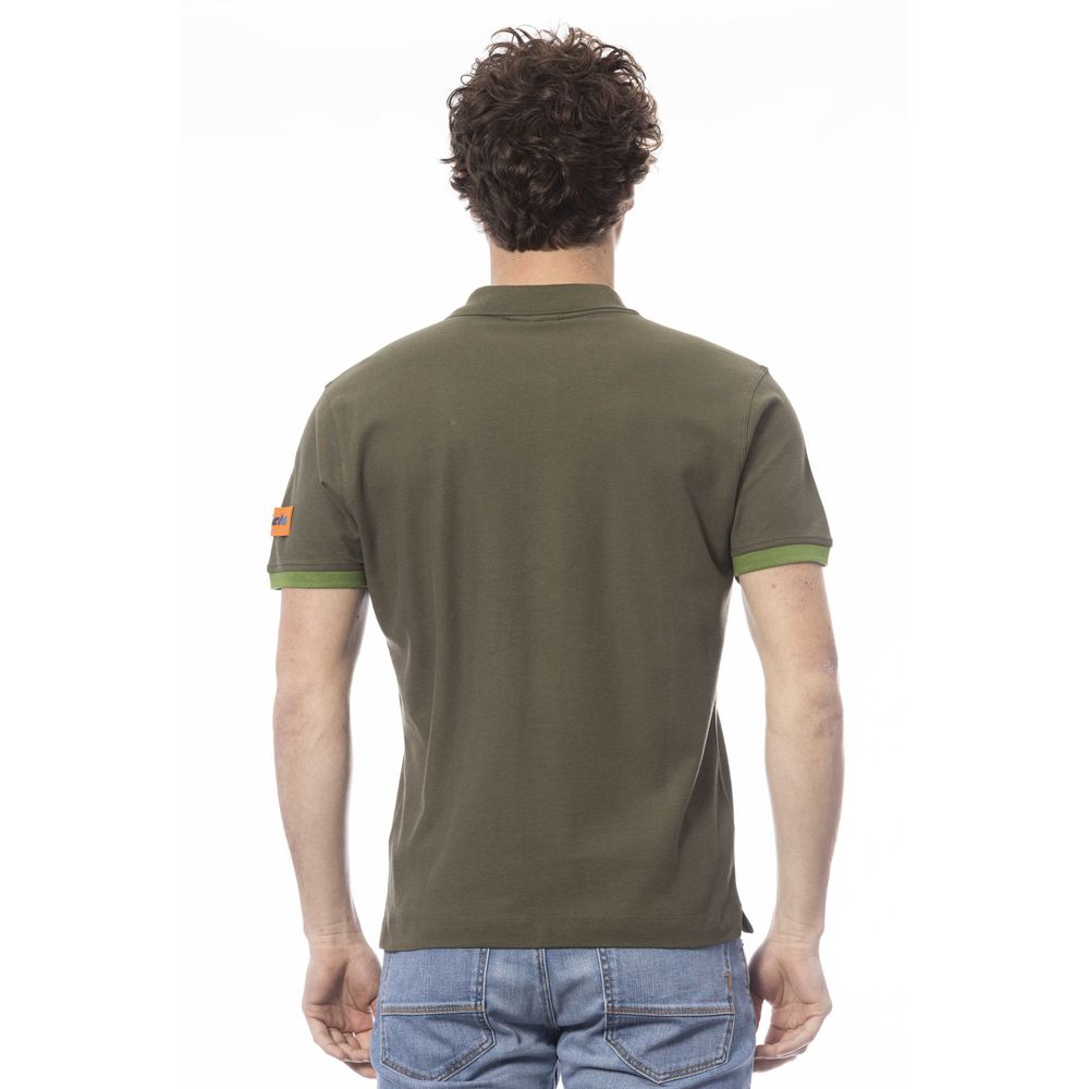 Invicta Green Cotton Men Polo Shirt $153.00 Invicta Luzworld
