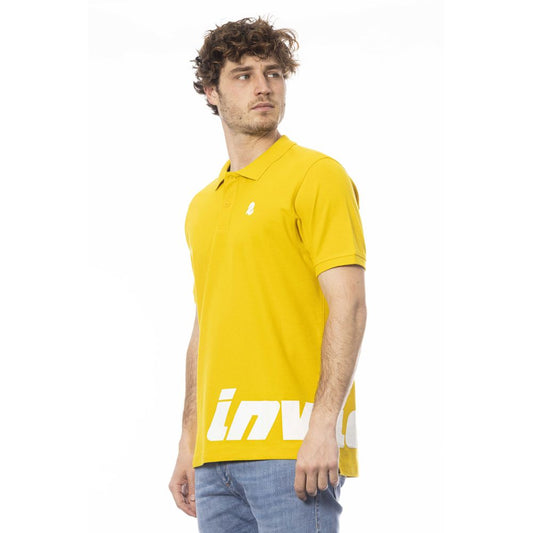 Invicta Yellow Cotton Men Polo Shirt $150.00 Invicta Luzworld