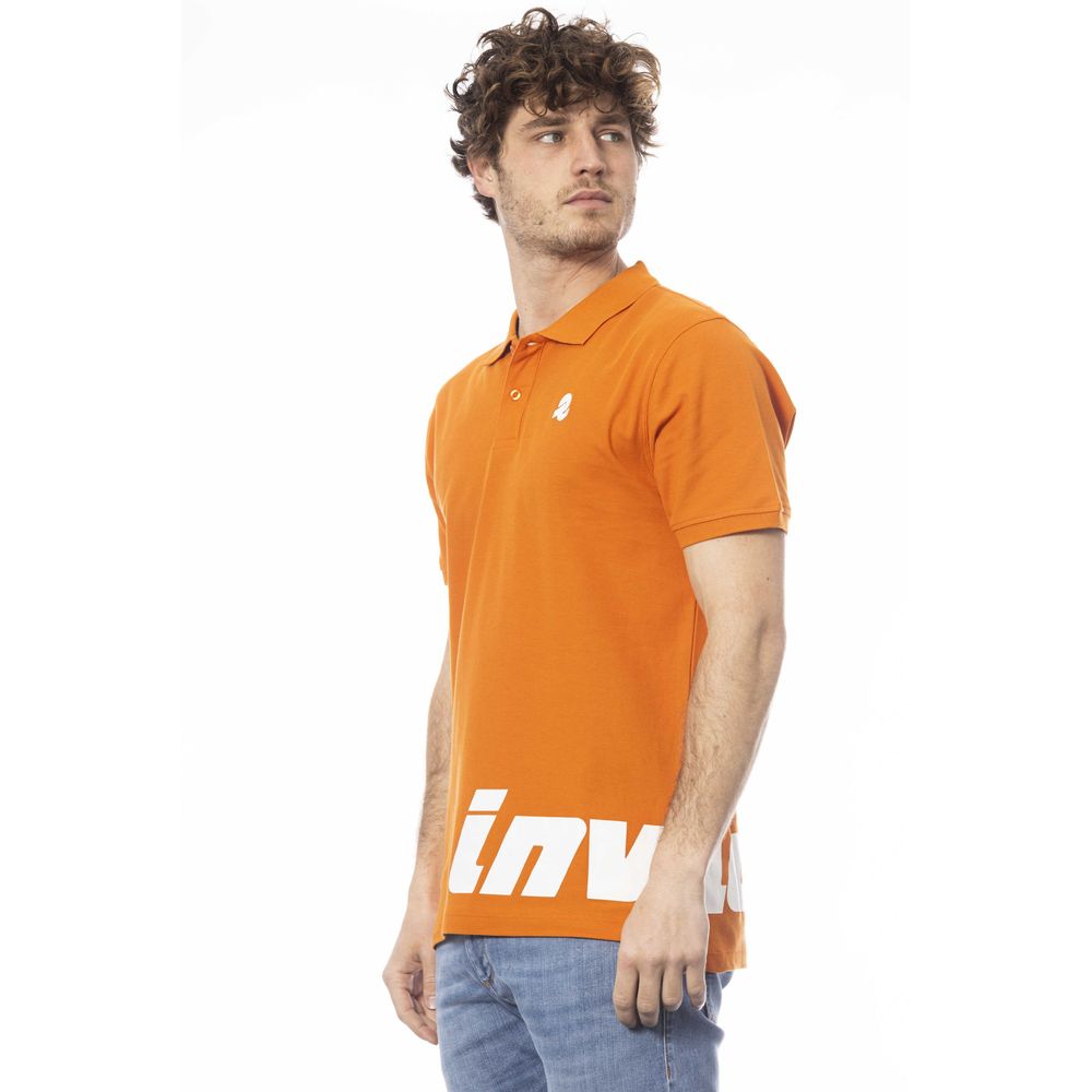 Invicta Orange Cotton Men Polo Shirt $150.00 Invicta Luzworld