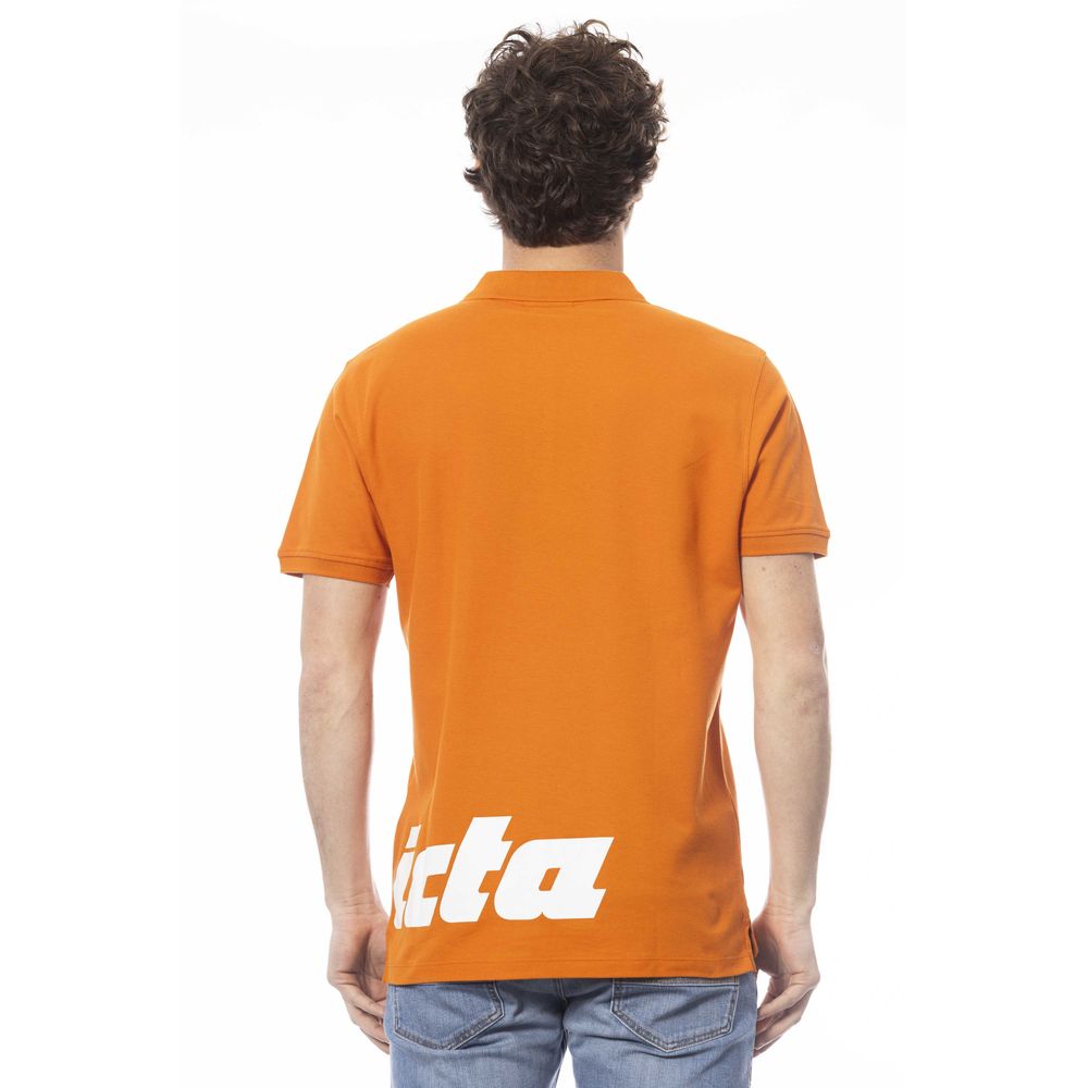 Invicta Orange Cotton Men Polo Shirt $150.00 Invicta Luzworld