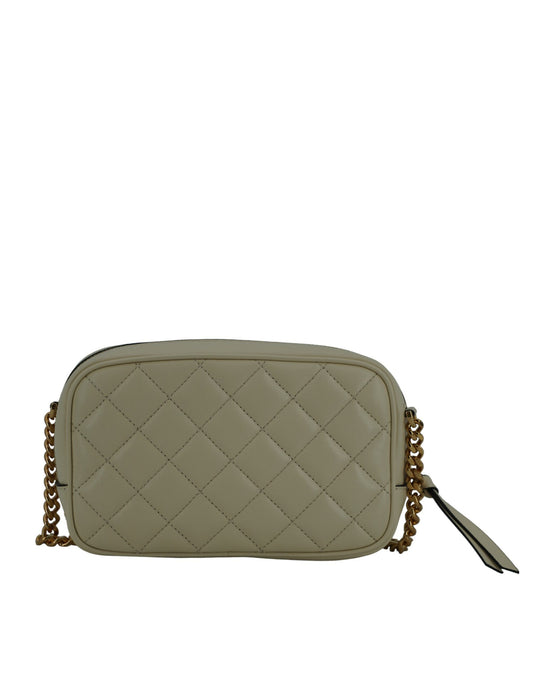 Versace Elegant White Lamb Leather Camera Bag $1999.00 Versace Luzworld