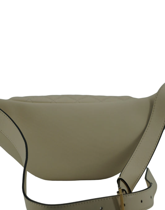 Versace Elegant White Lamb Leather Belt Bag $2061.00 Versace Luzworld