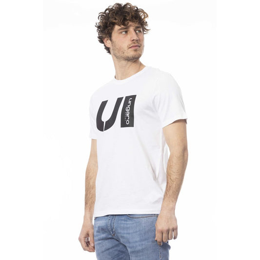 Ungaro Sport White Cotton Men T-Shirt $132.00 Ungaro Sport Luzworld