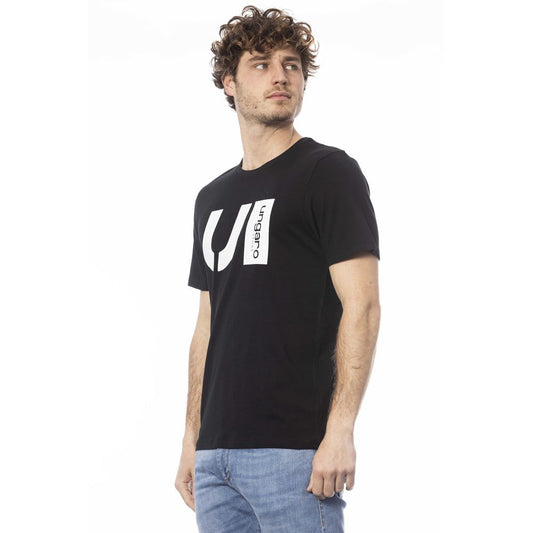 Ungaro Sport Black Cotton Men T-Shirt $132.00 Ungaro Sport Luzworld