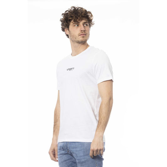 Ungaro Sport White Cotton Men's T-Shirt $132.00 Ungaro Sport Luzworld