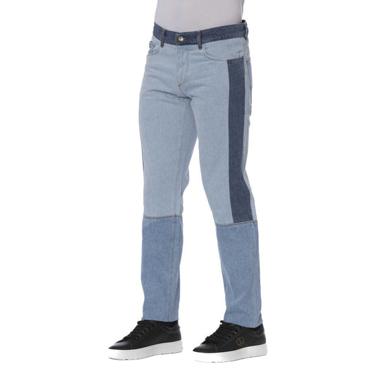 Trussardi Jeans Blue Cotton Men Jeans $229.00 Trussardi Jeans Luzworld