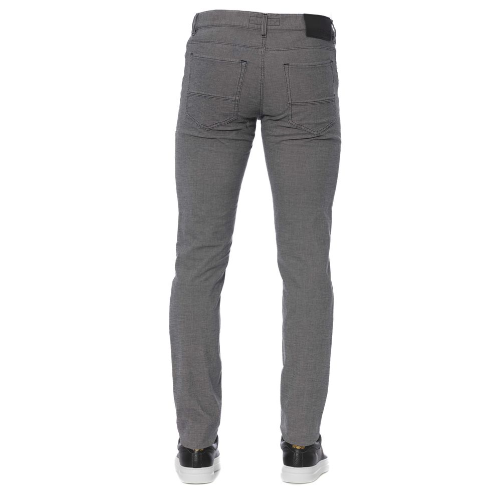 Trussardi Jeans Gray Cotton Men's Pants $190.00 Trussardi Jeans Luzworld