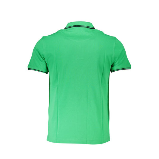 Harmont & Blaine Chic Green Cotton Polo with Contrast Detailing $195.00 Harmont & Blaine Luzworld