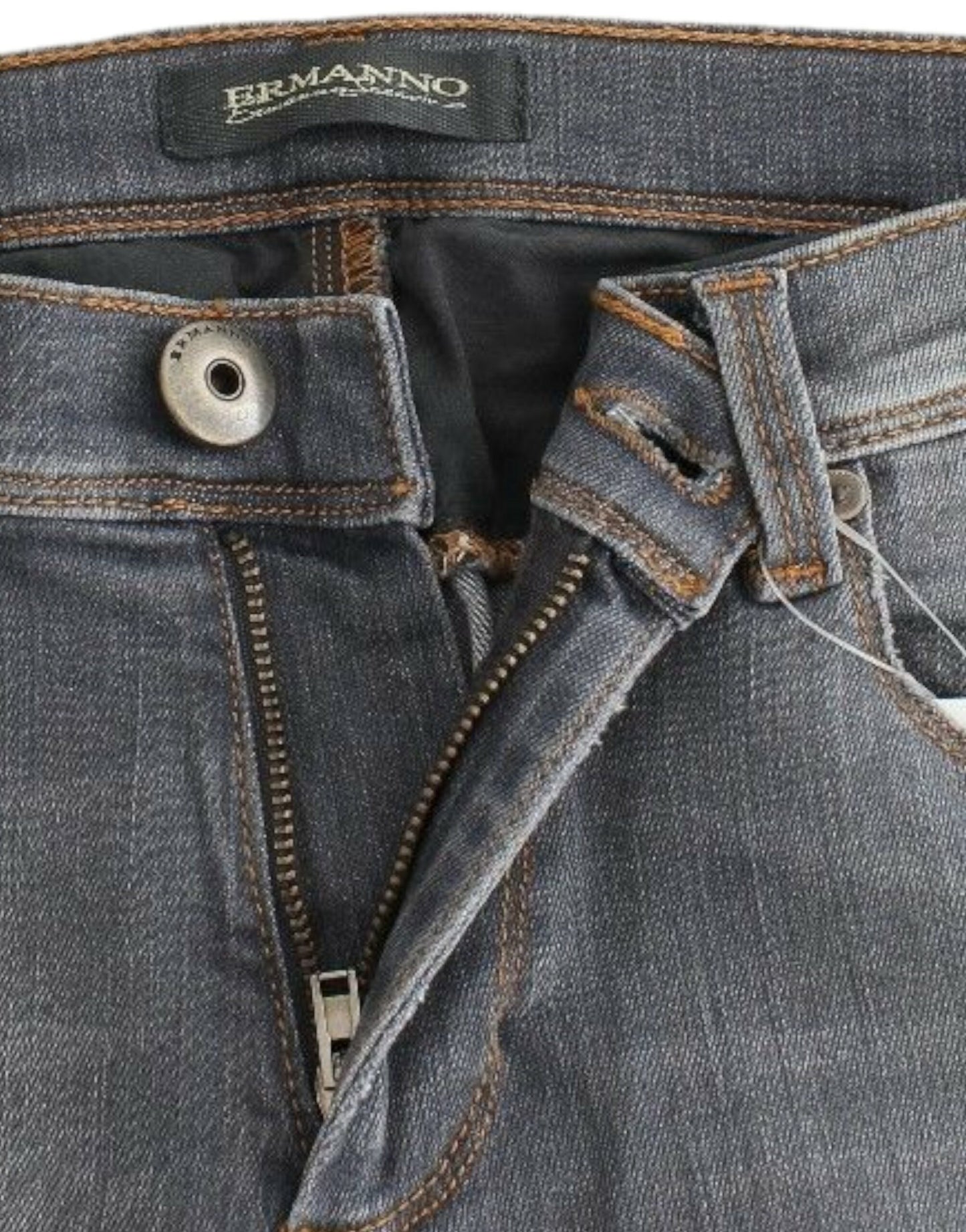 Ermanno Scervino Gray Slim Jeans Denim Pants Skinny Leg Stretch $614.00 Ermanno Scervino Luzworld
