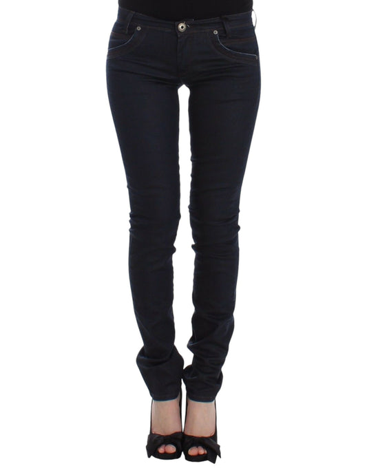 Ermanno Scervino Blue Slim Jeans Denim Pants Skinny Leg Stretch $562.00 Ermanno Scervino Luzworld