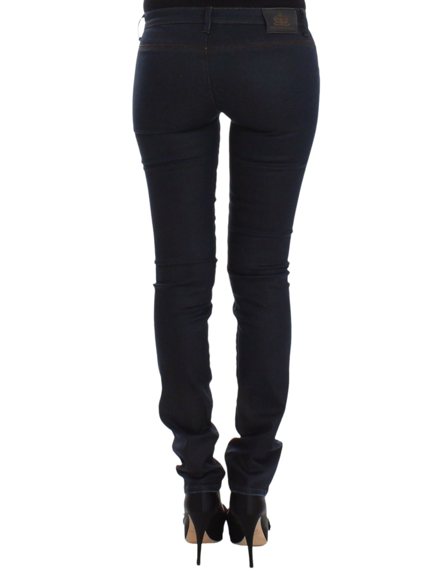 Ermanno Scervino Blue Slim Jeans Denim Pants Skinny Leg Stretch $562.00 Ermanno Scervino Luzworld