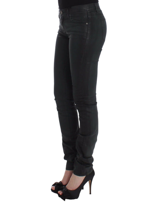 Ermanno Scervino Green Slim Jeans Denim Pants Straight Leg Stretch $562.00 Ermanno Scervino Luzworld