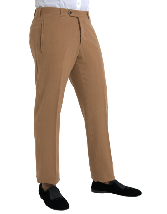 Prada Beige Cashmere Men Straight Fit Dress Pants $4273.00 Prada Luzworld