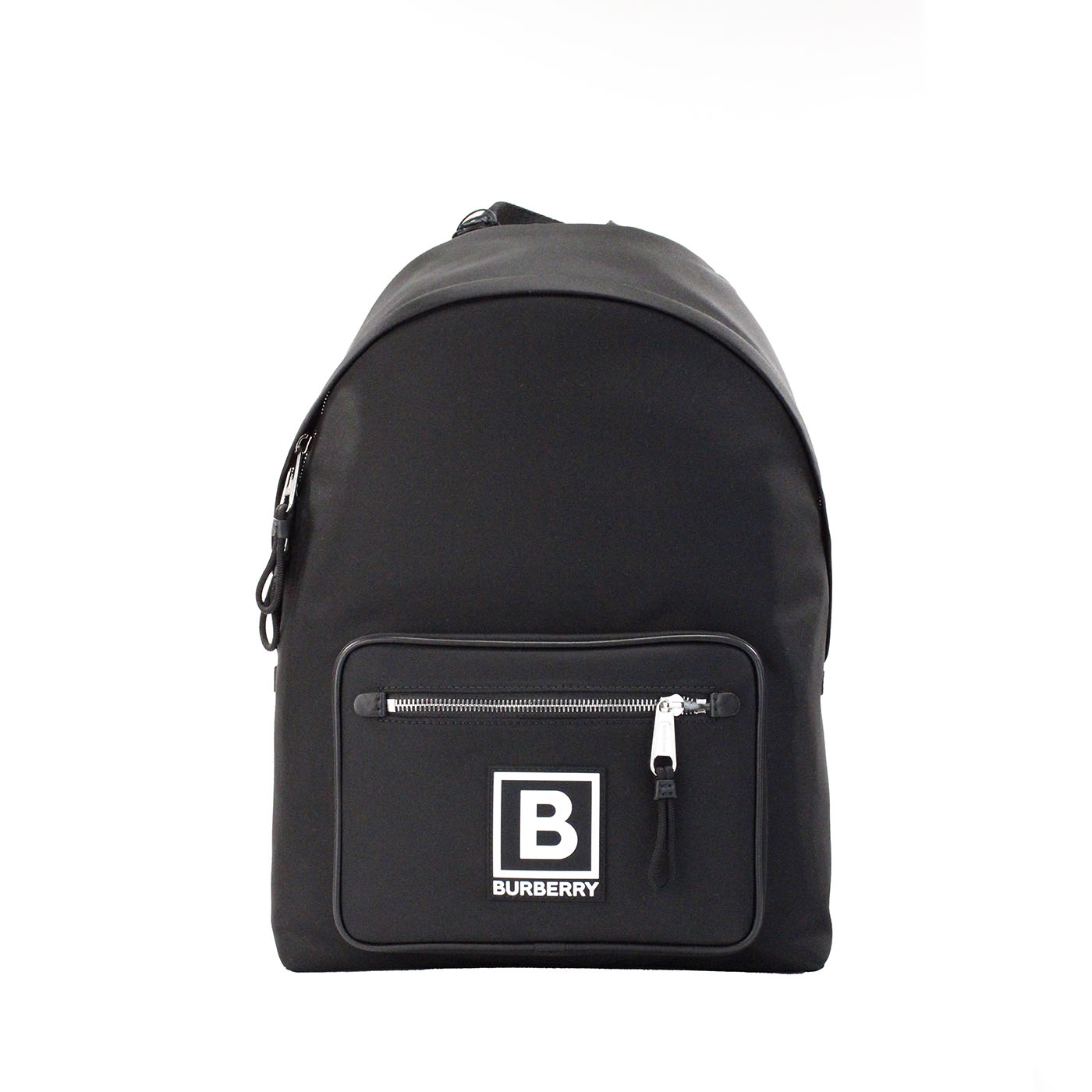 Burberry Abbeydale Branded Stamp Black Nylon Backpack Shoulder Bookbag $2216.00 Burberry Luzworld